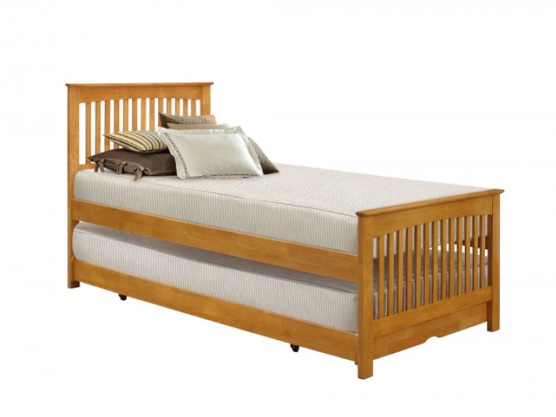 Birlea Toronto 3ft Single Wooden Guest Bed Frame In Oak