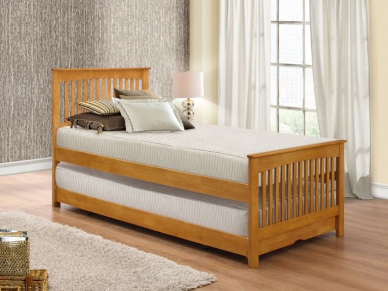 Birlea Toronto 3ft Single Wooden Guest Bed Frame In Oak