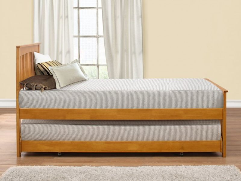 Birlea Toronto 3ft Single Wooden Guest Bed Frame In Oak