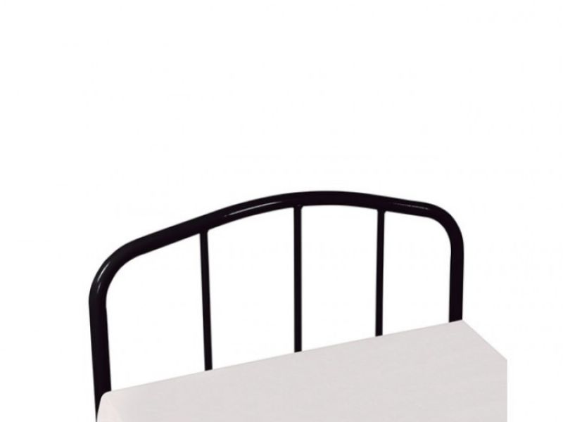 LPD Milton 3ft Single Black Metal Bed Frame
