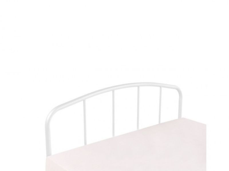 LPD Milton 4ft6 Double White Metal Bed Frame