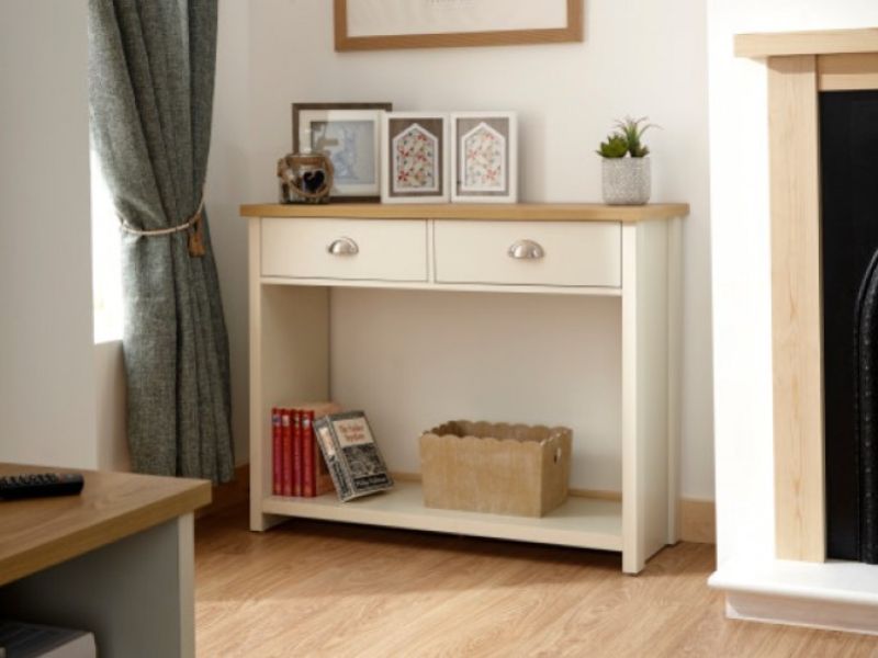 GFW Lancaster Console Hall Table in Cream