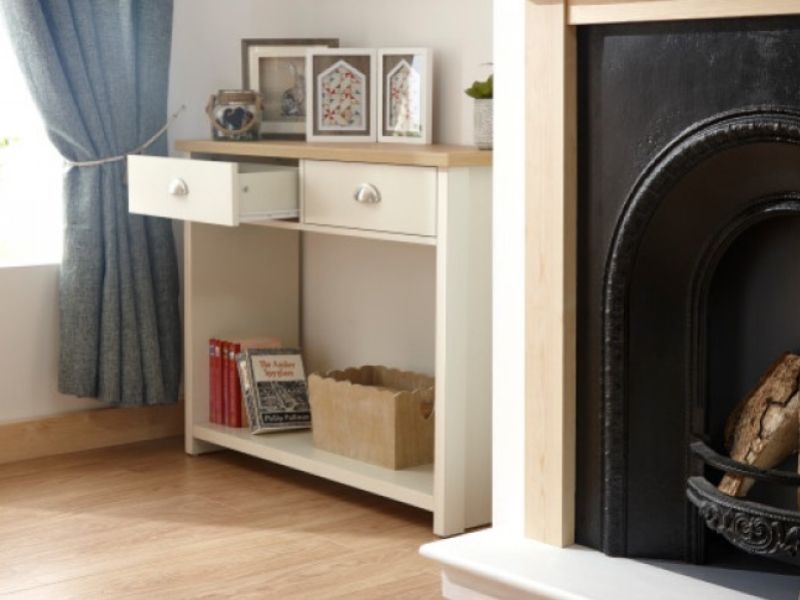 GFW Lancaster Console Hall Table in Cream