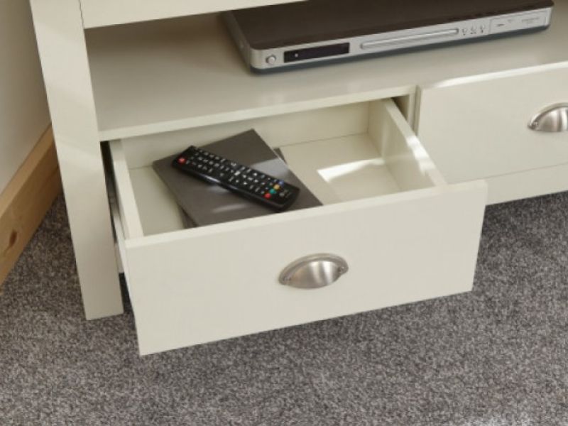 GFW Lancaster Corner TV Unit in Cream