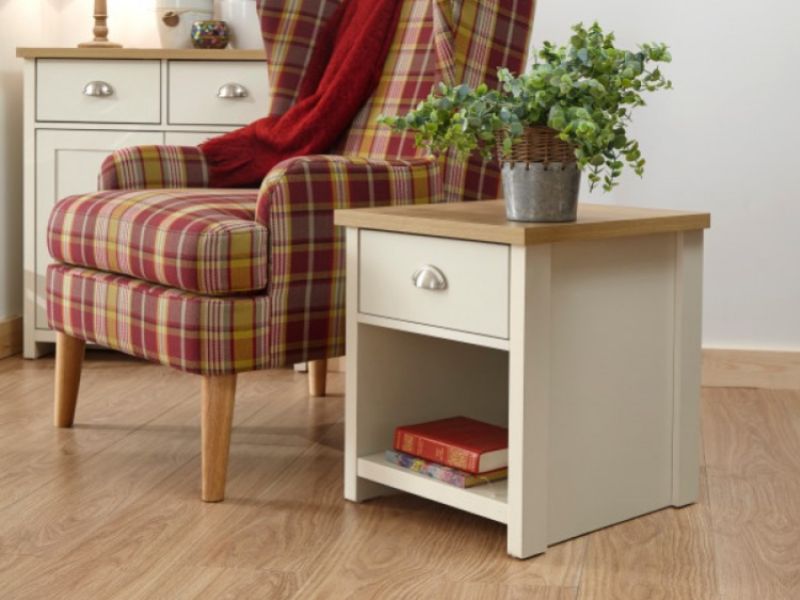 GFW Lancaster Lamp Table in Cream