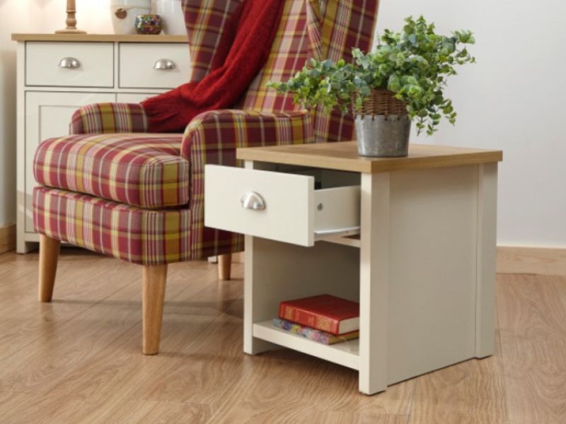 GFW Lancaster Lamp Table in Cream