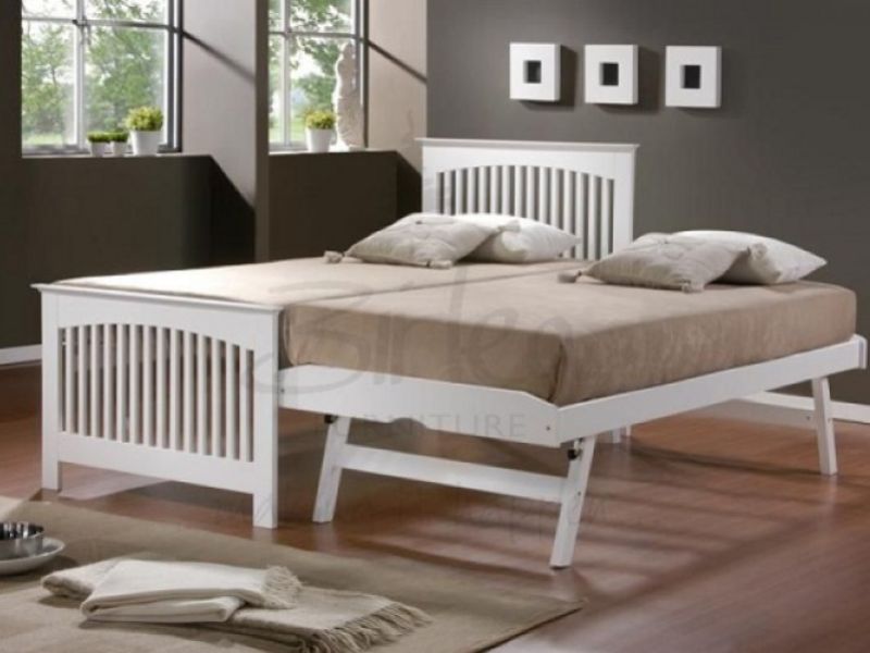 Birlea Toronto 3ft Single White Wooden Guest Bed Frame