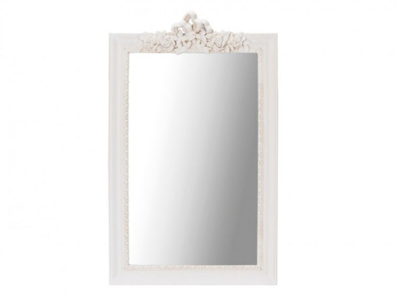 LPD Juliette Vintage Style Cream Wall Mirror