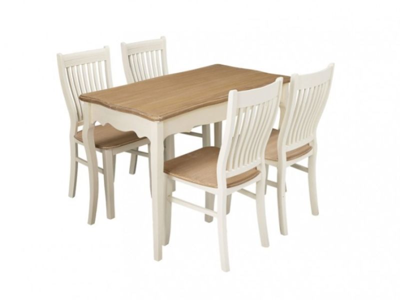 LPD Juliette Vintage Style Dining Table Set