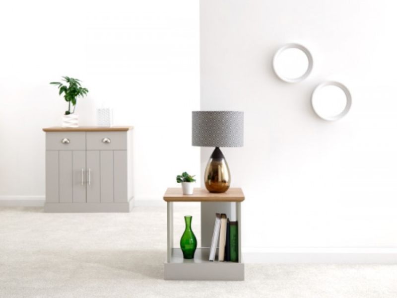 GFW Kendal Lamp Table Grey