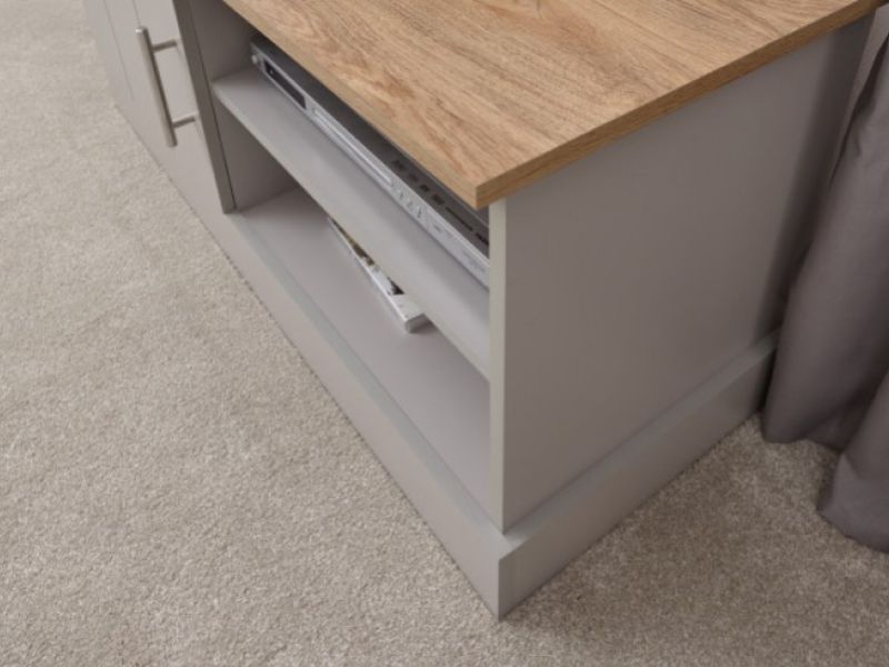 GFW Kendal Small TV Unit Grey