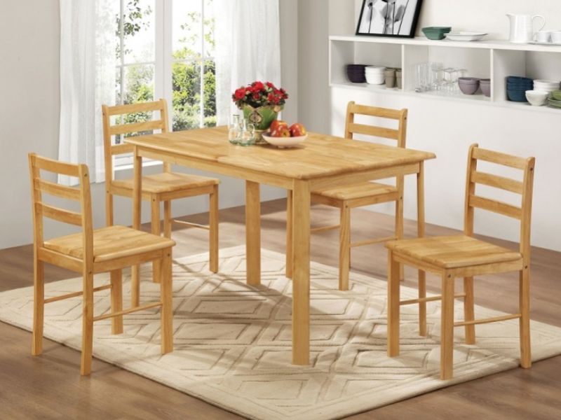 LPD Derby Oak Finish Dining Set