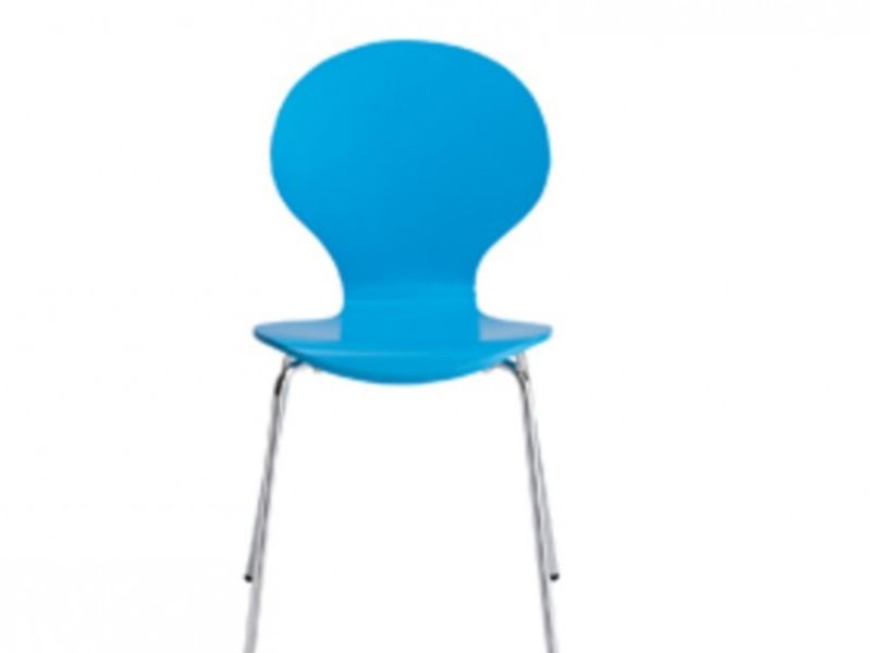 LPD Ibiza Blue Dining Chairs Set Of 4