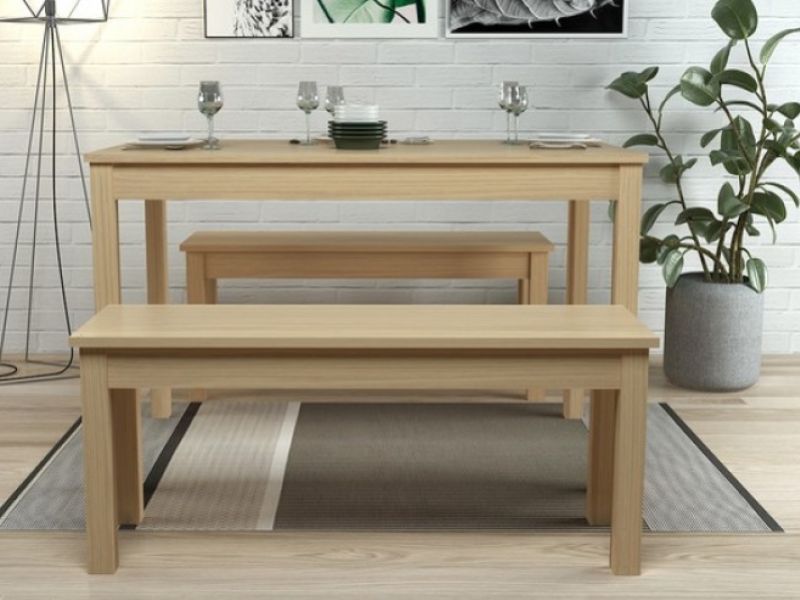 LPD Ohio Oak Finish Dining Set