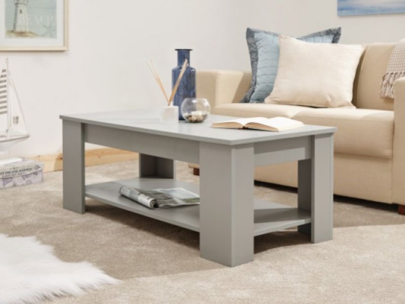 GFW Lift Up Coffee Table in Grey