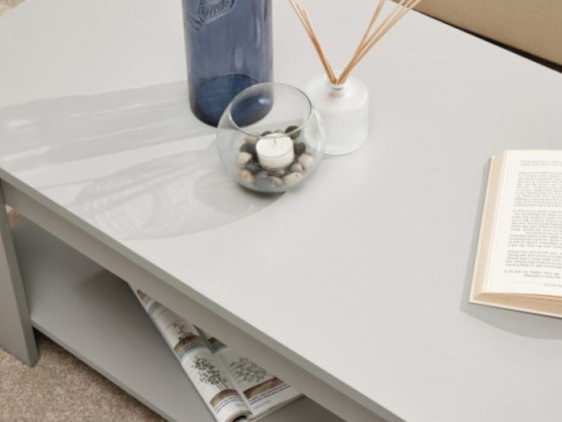 GFW Lift Up Coffee Table in Grey