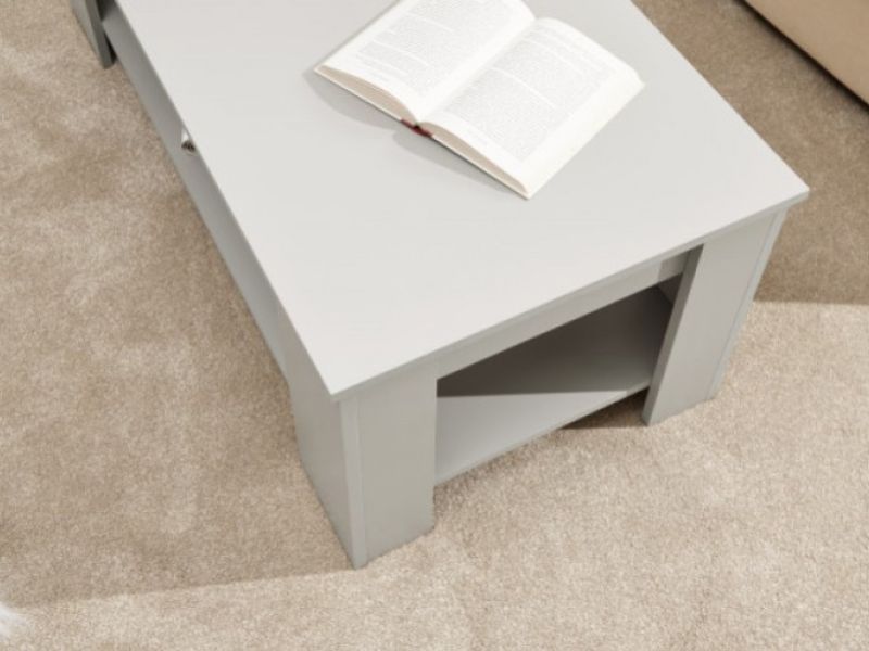 GFW Lift Up Coffee Table in Grey
