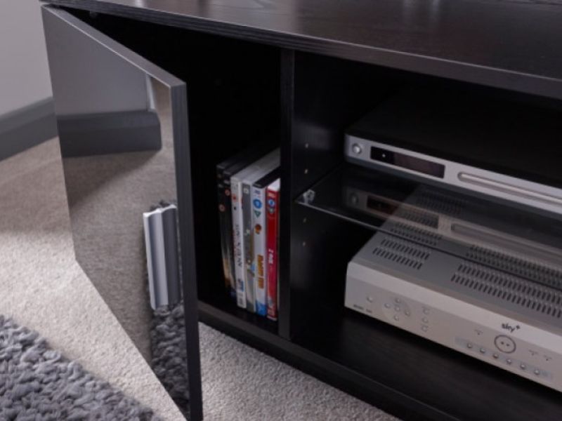 GFW Lima High Gloss TV Unit Black