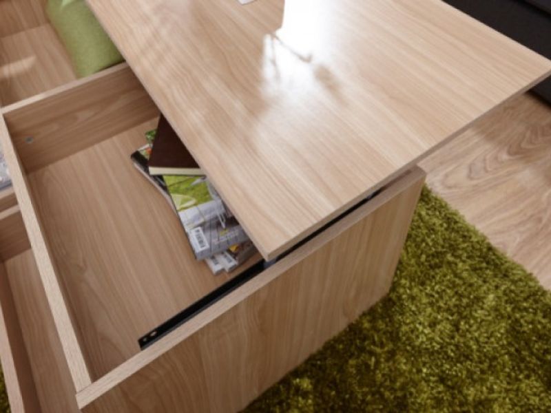 GFW Ultimate Storage Coffee Table in Oak Effect