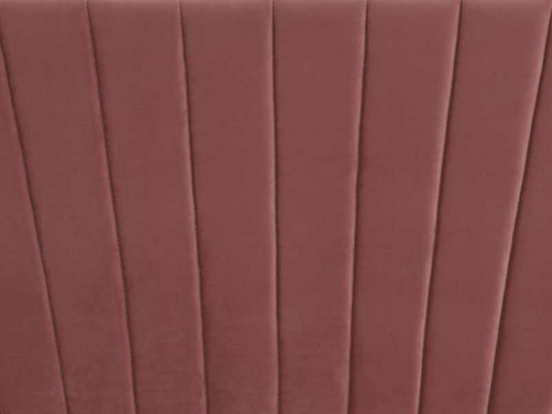 LPD Lexie 4ft6 Double Pink Fabric Bed Frame