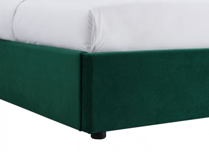 LPD Islington 5ft Kingsize Green Fabric Bed Frame
