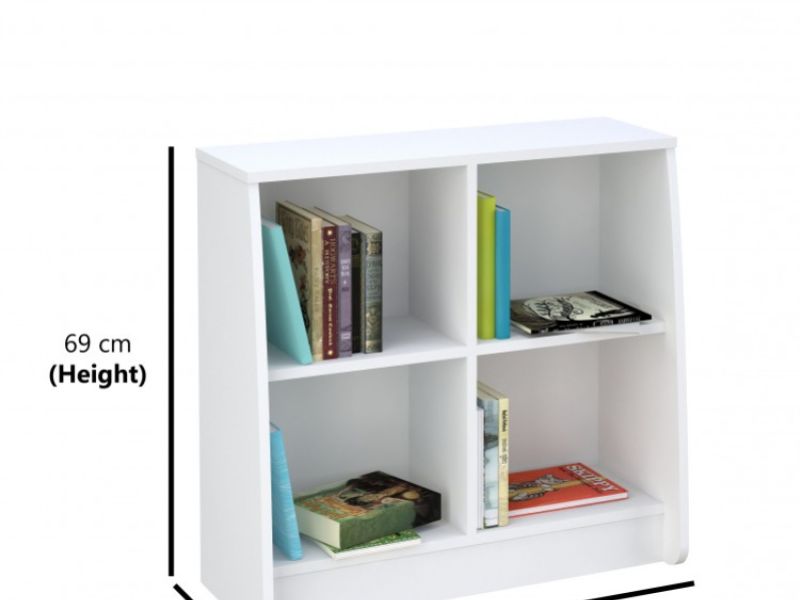 Kidsaw Loft Station White Bookcase