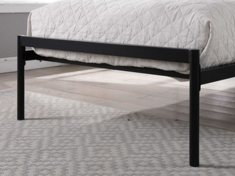 Sleep Design Bourton 3ft Single Black, Bourton Modern Black Metal Bed Frame