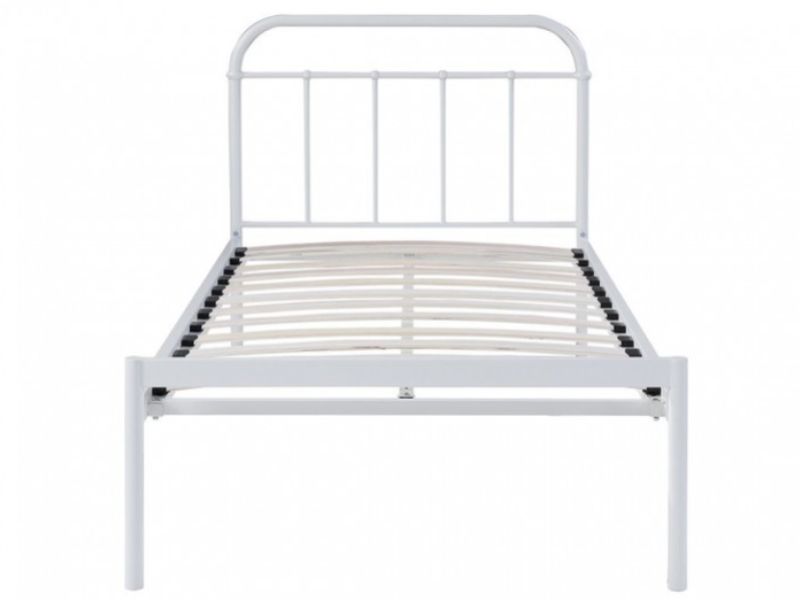 Sleep Design Bourton 3ft Single White Metal Bed Frame