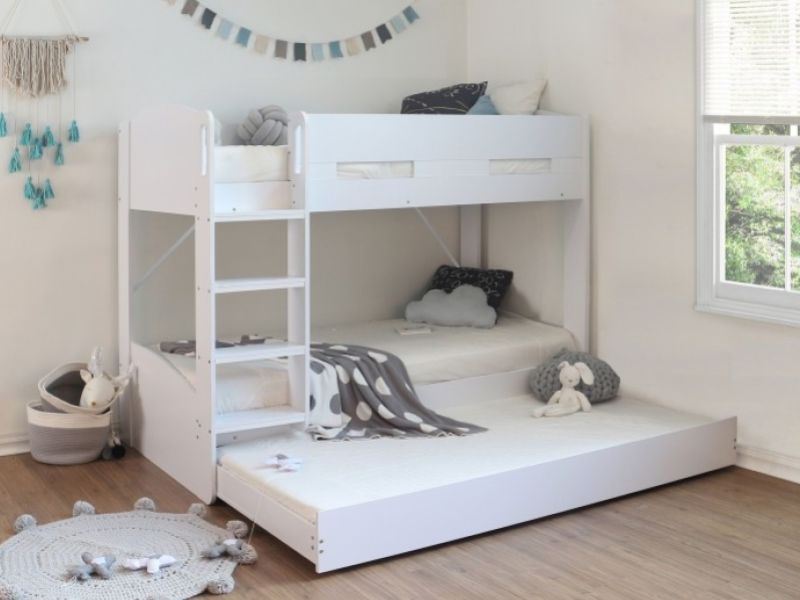 Flintshire Billie White Wooden Bunk Bed