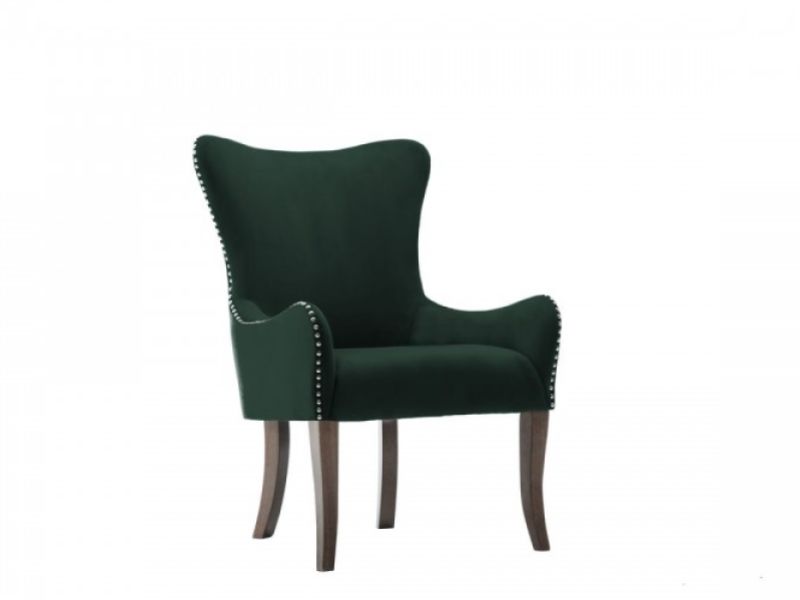 Birlea Ellis Armchair In Green Fabric