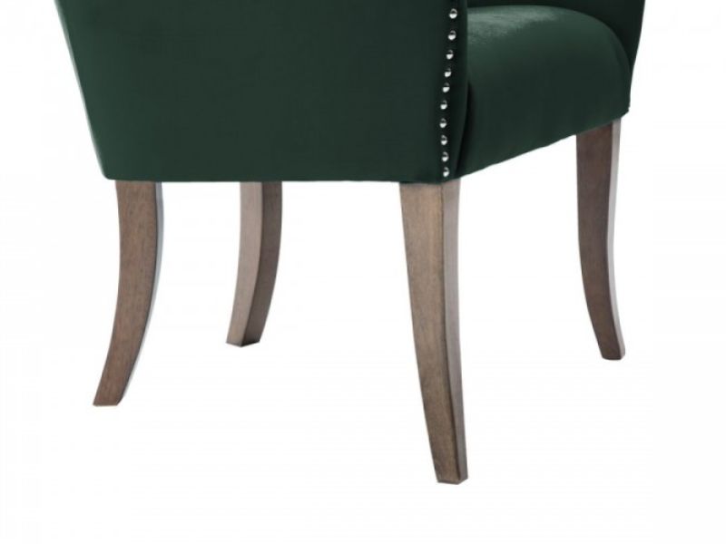 Birlea Ellis Armchair In Green Fabric