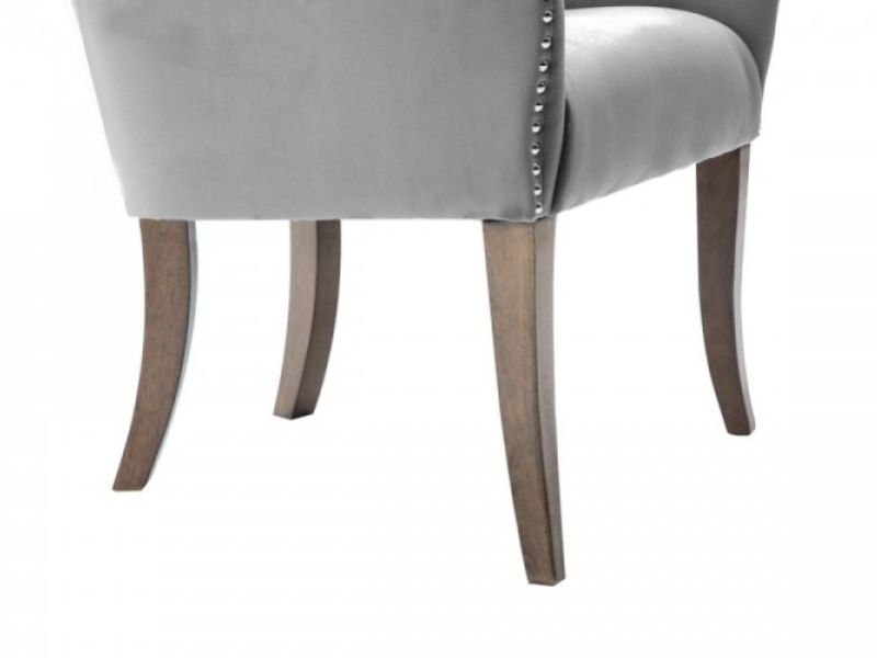 Birlea Ellis Armchair In Grey Fabric