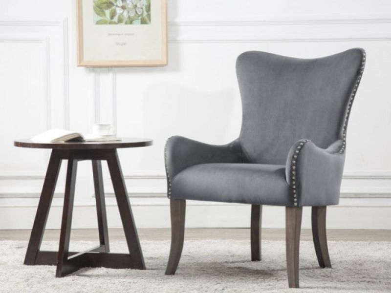 Birlea Ellis Armchair In Grey Fabric