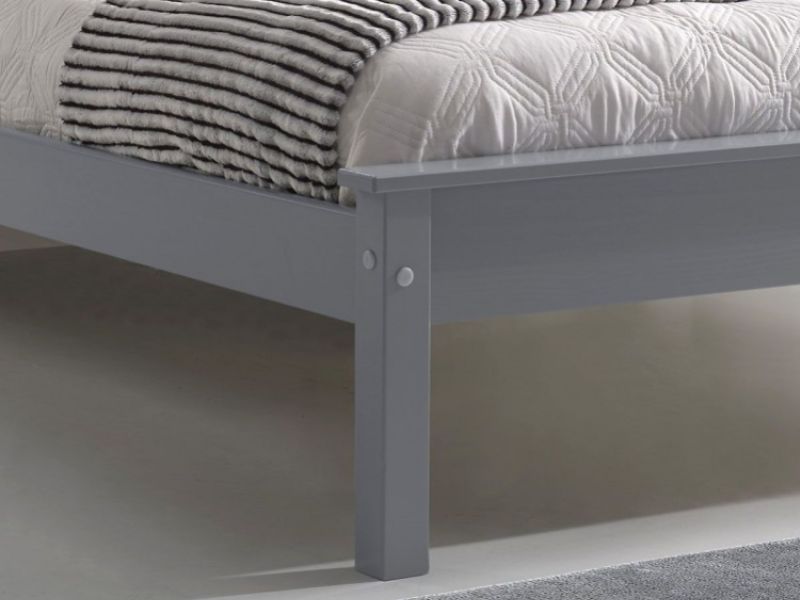 Limelight Taurus 5ft Kingsize Grey Wooden Bed Frame With Low Foot End
