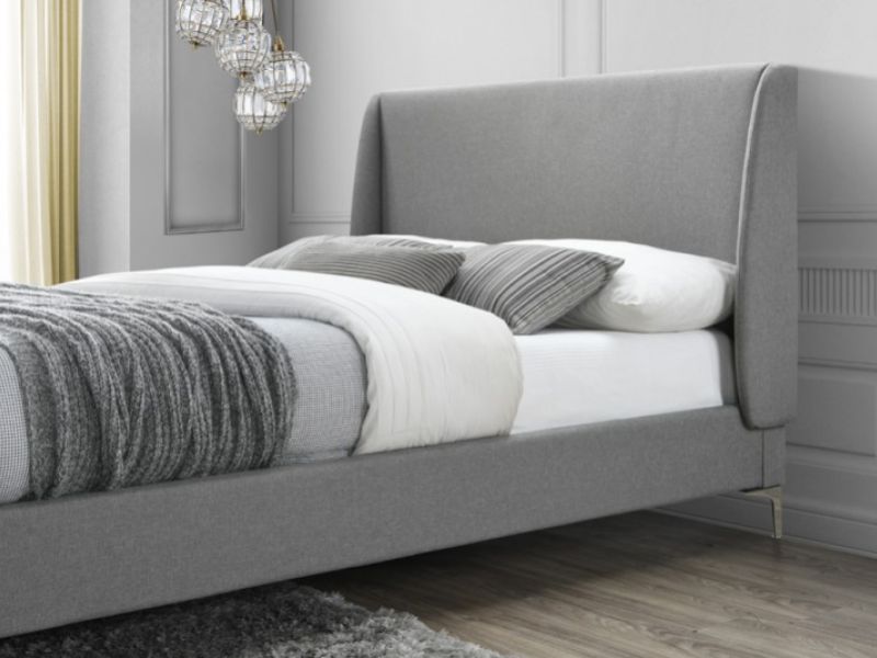Limelight Frida 4ft6 Double Grey Fabric Bed Frame
