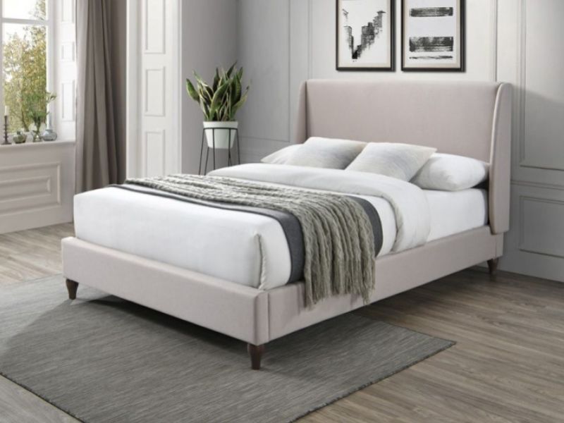 Limelight Frida 5ft Kingsize Sandstone Fabric Bed Frame