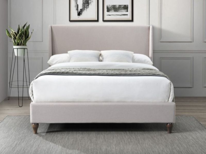 Limelight Frida 5ft Kingsize Sandstone Fabric Bed Frame