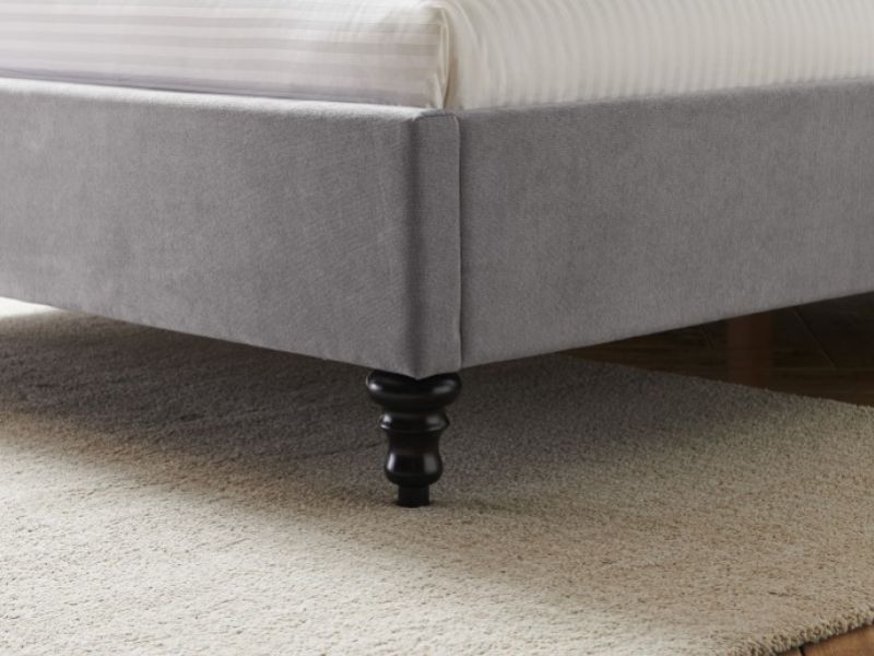 Limelight Rosa 5ft Kingsize Light Grey Fabric Bed Frame