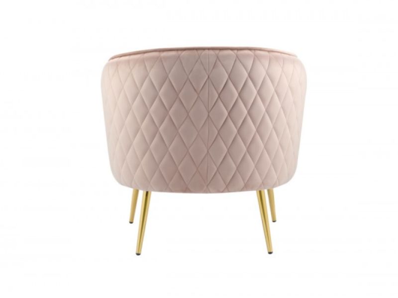 Birlea Bella Armchair In Pink Blush Fabric