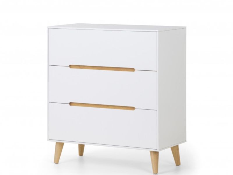 Julian Bowen Alicia White 3 Drawer Chest