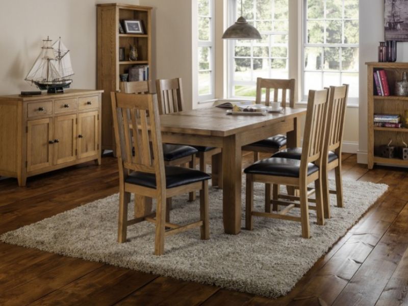 Julian Bowen Astoria Coffee Table With Drawers In Waxed Oak