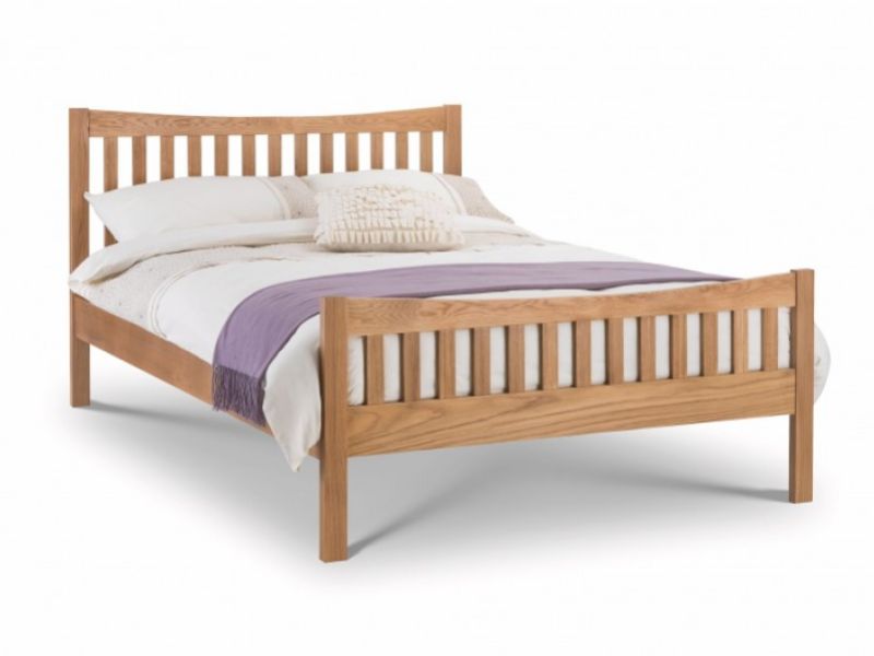 Julian Bowen Bergamo 5ft Kingsize Oak Bed Frame