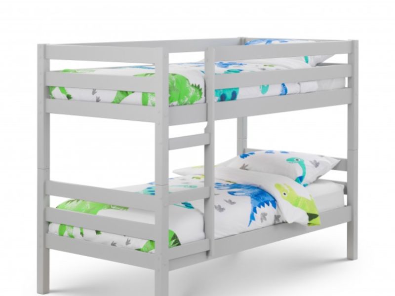 Julian Bowen Camden Dove Grey  Wooden Bunk Bed