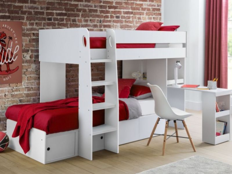 Julian Bowen Eclipse Bunk Bed In White