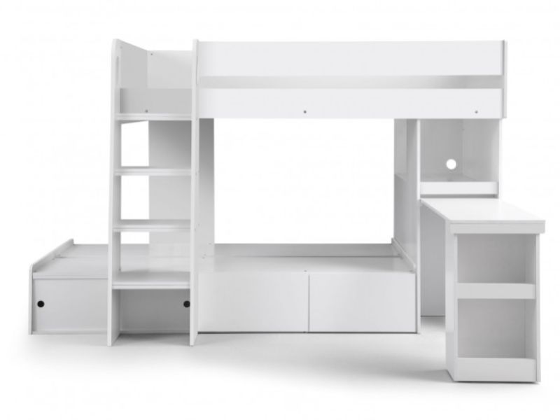 Julian Bowen Eclipse Bunk Bed In White