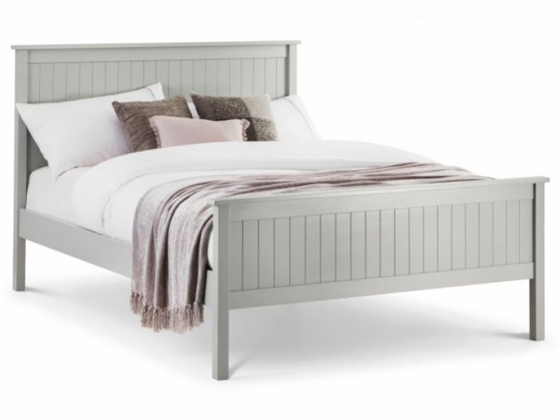 Julian Bowen Maine 5ft Kingsize Dove Grey Wooden Bed Frame