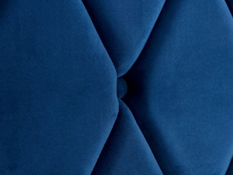 Birlea Loxley 4ft6 Double Blue Fabric Ottoman Bed Frame