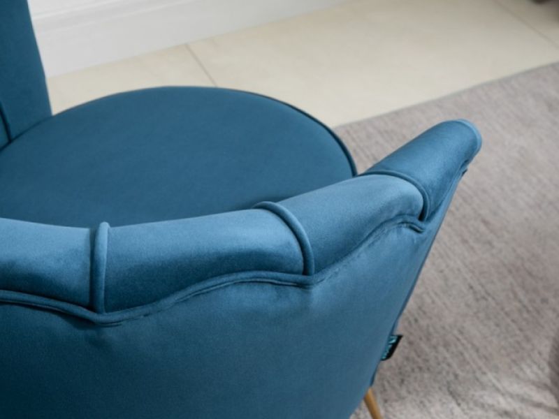 Birlea Ariel Armchair In Soft Blue Fabric