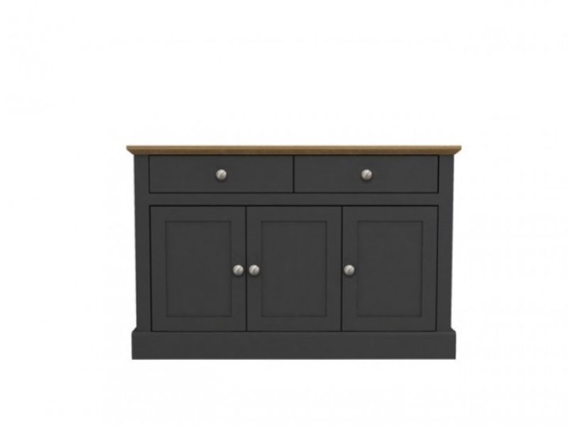 LPD Devon Charcoal And Oak Finish Sideboard