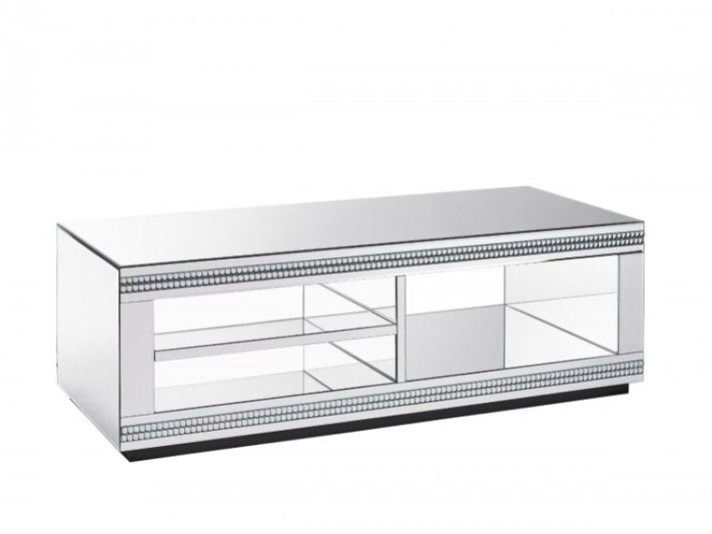 LPD Biarritz Mirrored TV Unit